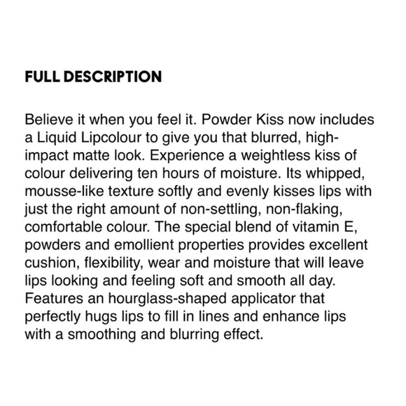 MAC Powder Kiss Liquid Lipcolour MAKE LOVE TO THE CAMERA 994 - Picture 11 of 12